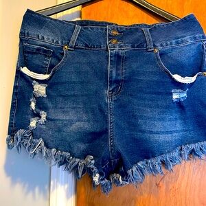 Denim shorts